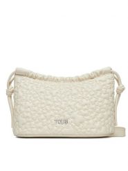 TOUS Torebka Puffy Bear 2002185301 Écru. Listonoszki damskie tous, bez wzorów, ze skóry, bez dodatków. Za 629.99 zł.