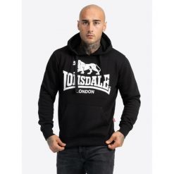 Bluza z kapturem Lonsdale Go Sport 2. Czarne bluzy męskie Lonsdale, m, bez wzorów, z kapturem. Za 254.90 zł.