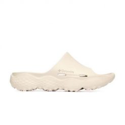 Klapki męskie Columbia Thrive Revive. Białe buty zimowe męskie Columbia, bez wzorów, z materiału, bez obcasa, bez zapięcia. Za 317.00 zł.