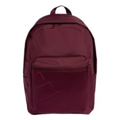 Plecak z wytłoczonym logo Essentials. Czerwone plecaki męskie Adidas, bez wzorów, z materiału. Za 126.65 zł.