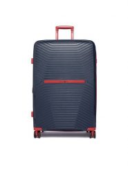 Beverly Hills Polo Club Walizka duża CEO-BHPC-WAL-005-L Granatowy. Niebieskie walizki męskie Beverly Hills Polo Club, bez wzorów, duże. Za 399.99 zł.