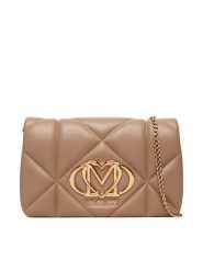 LOVE MOSCHINO Torebka JC4043PP0PLC0105 Beżowy. Brązowe torebki do ręki damskie Love Moschino, bez wzorów, bez dodatków. Za 789.99 zł.
