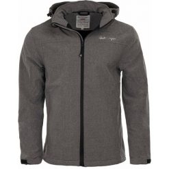 Glemo Spitsbergen Męska Kurtka Softshell — Wiatroszczelna, Oddychająca. Szare kurtki męskie GLOMEX, m, bez wzorów, z softshellu, bez kaptura, trekkingowe. Za 274.99 zł.