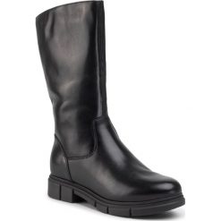 Kozaki CAPRICE - 9-26420-23 Black Nappa 022. Czarne kozaki damskie Caprice, bez wzorów, z materiału, bez obcasa, bez zapięcia. Za 499.00 zł.