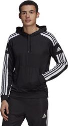 Adidas Bluza adidas SQUADRA 21 Hoody GK9548 GK9548 czarny XXL. Czarne bluzy męskie Adidas, m, bez wzorów, bez ramiączek, bez kaptura. Za 122.26 zł.