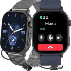 Smartwatch Gravity GT15-4 Granatowy. Niebieskie zegarki smartwatch Gravity, bez wzorów. Za 151.94 zł.