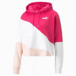 Bluza sportowa damska Puma Power Cat Hoodie. Bluzy damskie Puma, xl, bez wzorów, sportowe, bez ramiączek, z kapturem. Za 403.00 zł.