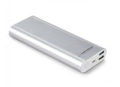 Powerbank Esperanza Proton 10000mAh Srebrny. Szare powerbanki Esperanza. Za 40.07 zł.