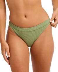 Dół bikini dla Kobiety ROXY LOVE Zielony. Zielone stroje kąpielowe damskie Roxy, xs, bez wzorów, z elastanu. Za 169.99 zł.