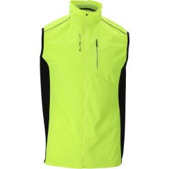 Kurtka wodoodporna poliester Elite Lab Shell X1. Czarne kurtki sportowe męskie ELITE LAB, l, bez wzorów, z materiału, bez kaptura, do biegania. Za 196.50 zł.