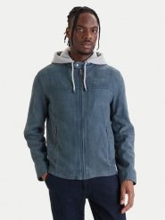 Milestone Kurtka skórzana Rivoli 612205 60785 Niebieski Regular Fit. Niebieskie kurtki męskie Milestone, m, bez wzorów, z weluru, bez kaptura. Za 1,599.00 zł.