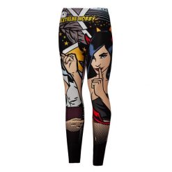 Legginsy sportowe damskie z wysokim stanem EXTREME HOBBY COMICS. Legginsy damskie EXTREME HOBBY, s, bez wzorów, z elastanu, z podwyższonym stanem, do biegania. Za 229.00 zł.