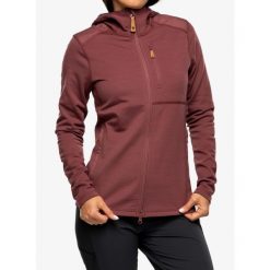 Bluza z kapturem damska Fjallraven Keb Fleece Hoodie. Fioletowe bluzy damskie Fjällräven, m, bez wzorów, bez ramiączek, z kapturem. Za 818.99 zł.