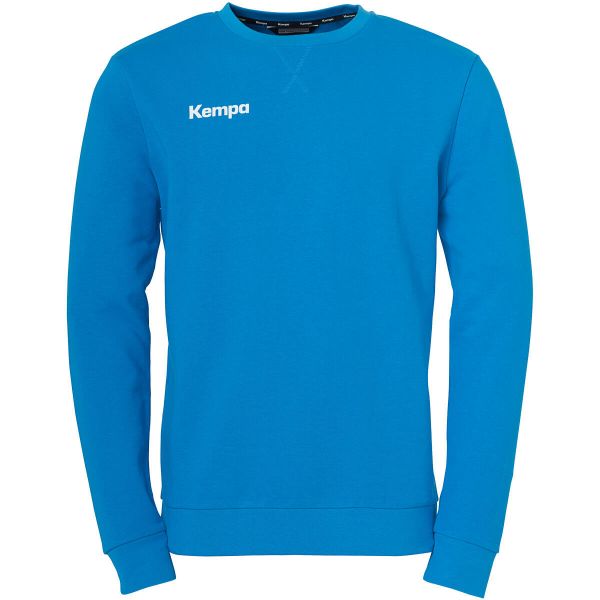 Sweter treningowy Kempa. Niebieskie swetry męskie Kempa, l, bez wzorów, z materiału, bez kołnierzyka, bez ramiączek. Za 164.00 zł.