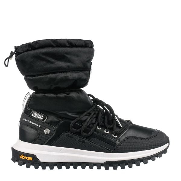 Buty Śniegowce damskie COLMAR WARMER PLAIN wodoodporne ocieplane. Czarne obuwie trekkingowe damskie Colmar, bez zapięcia. Za 299.00 zł.