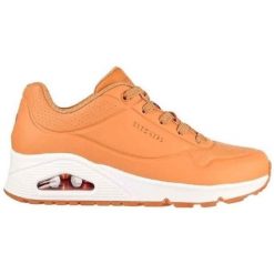 Buty damskie SKECHERS Uno Stand On Air. Brązowe obuwie trekkingowe damskie Skechers, bez zapięcia. Za 299.99 zł.