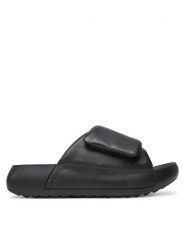 ECCO Klapki Cozmo Pf W 20668301001 Czarny. Czarne klapki damskie ecco, bez wzorów, ze skóry, bez obcasa, bez zapięcia. Za 419.99 zł.