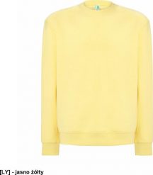 SWRA290 - Bluza dresowa unisex - jasnożółto-zielony S. Zielone bluzy męskie JHK, m, bez wzorów, z dresówki, bez ramiączek, bez kaptura. Za 77.13 zł.