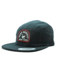 Czapka 5-panelowa - Płaski daszek - Jockey / Rozmiar uniwersalny (Czarny). Czarne czapki damskie SURF MONKEY, z aplikacjami, z bawełny. Za 179.95 zł.