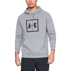 Under Armour Rival Bluza Szary. Szare bluzy męskie Under Armour, s, bez wzorów, z bawełny, bez ramiączek, bez kaptura. Za 257.95 zł.