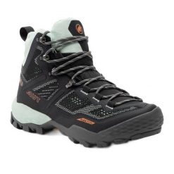 Buty trekkingowe damskie Mammut Ducan High GTX. Szare obuwie trekkingowe damskie Mammut, bez zapięcia. Za 649.99 zł.