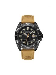 Timberland Zegarek Carringan TBL.TDWGB2230601 Czarny. Czarne, analogowe zegarki męskie Timberland, bez wzorów. Za 599.99 zł.