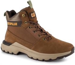 Męskie buty brązowe trekkingowe wysokie trapery CATERPILLAR COLORADO. Brązowe trekkingi męskie CATERPILLAR, z gumy, bez zapięcia. Za 279.00 zł.