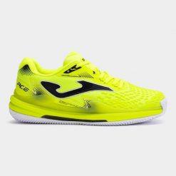 Buty tenisowe męskie Joma Ace Men Clay. Czarne buty sportowe męskie Joma, bez wzorów, bez zapięcia, tenisowe. W wyprzedaży za 387.05 zł.