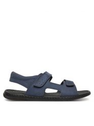 Lasocki Sandały CANTO-01 MI18 Granatowy. Niebieskie sandały męskie Lasocki, bez wzorów, z nubiku, bez zapięcia. Za 149.99 zł.
