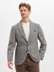 Finshley & Harding London marynarka z domieszką wełny Mężczyźni Slim Fit wielokolorowy, 48. Garnitury męskie Finshley & Harding London, m, bez wzorów, z wełny. Za 699.95 zł.