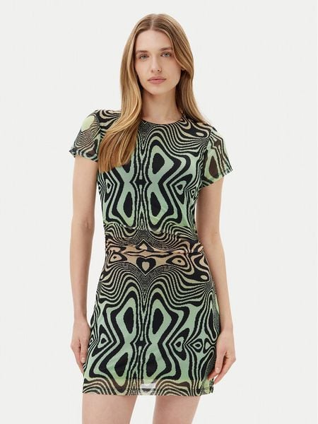 Volcom Sukienka codzienna Filip Rygalski B1312514 Kolorowy Slim Fit. Sukienki damskie Volcom, na co dzień, s, bez wzorów, z syntetyku, bez kołnierzyka, bez ramiączek, proste. Za 179.99 zł.