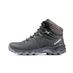 Buty trekkingowe damskie Mammut Nova Mid Iv Gtx. Czarne obuwie trekkingowe damskie Mammut, z gore-texu, za kostkę, bez zapięcia. Za 933.35 zł.