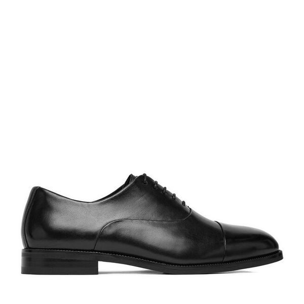 Półbuty GINO ROSSI. Czarne buty wizytowe męskie Gino Rossi, bez wzorów, bez obcasa, bez zapięcia. Za 299.99 zł.