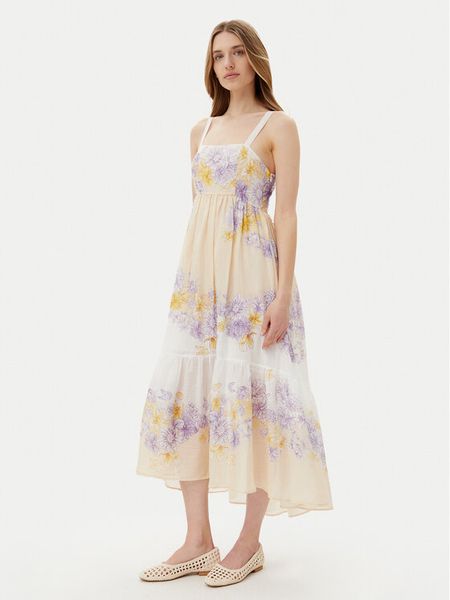 TWINSET Sukienka letnia 251TT206B Kolorowy Regular Fit. Sukienki damskie Twinset, na lato, bez wzorów, bez kołnierzyka, bez ramiączek. Za 819.99 zł.