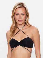 Patrizia Pepe Góra od bikini 2I0112/J101-K103 Czarny. Czarne bikini Patrizia Pepe, bez wzorów, z syntetyku. Za 219.99 zł.