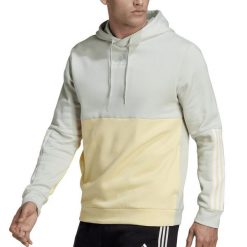 Bluza z polaru adidas Essentials Colorblock. Zielone bluzy męskie Adidas, m, bez wzorów, z polaru, bez ramiączek, bez kaptura. Za 213.00 zł.