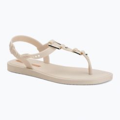 Sandały damskie Ipanema Class Urbane. Brązowe sandały damskie Ipanema, bez wzorów, z materiału, bez obcasa, bez zapięcia. Za 129.99 zł.