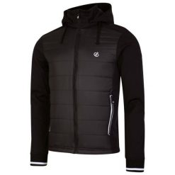 Kurtka turystyczna męska Dare2b Shield softshell. Czarne kurtki męskie Dare 2B, m, bez wzorów, z materiału, bez kaptura. Za 327.36 zł.