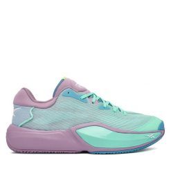 Sneakersy Reebok. Fioletowe buty sportowe męskie Reebok, bez wzorów, bez zapięcia, do koszykówki. Za 529.99 zł.