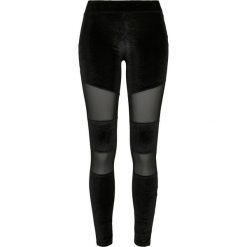 Legginsy damskie Urban Classics velvet tech mesh. Czarne legginsy damskie Urban Classics, bez wzorów, z meshu. Za 142.00 zł.
