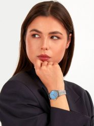 Trussardi Zegarek R2453144511 Błękitny. Niebieskie, analogowe zegarki damskie TRUSSARDI. Za 499.99 zł.