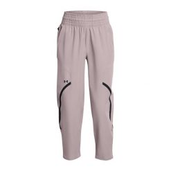 Spodnie treningowe damskie Under Armour Unstoppable Ankle. Szare spodnie dresowe damskie Under Armour, bez wzorów, sportowe, na fitness i siłownię. Za 299.99 zł.