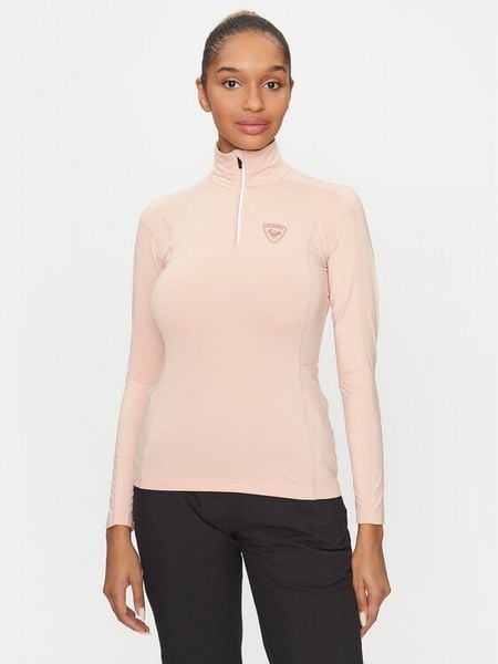 Rossignol Bluza techniczna Classique RLMWL08 Różowy Slim Fit. Czerwone bluzy damskie Rossignol, na zimę, xl, bez wzorów, z syntetyku, sportowe, bez ramiączek, bez kaptura. Za 329.99 zł.