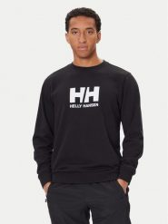 Helly Hansen Bluza HH Logo 54583 Czarny Regular Fit. Czarne bluzy męskie Helly Hansen, m, bez wzorów, z bawełny, bez ramiączek, bez kaptura. Za 299.99 zł.