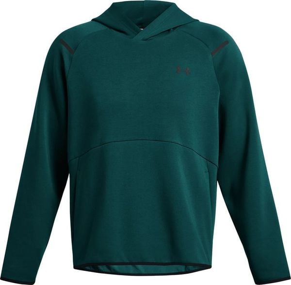 Under Armour Bluza męska UNDER ARMOUR z kapturem UA Unstoppable Fleece Zielona L. Zielone bluzy męskie Under Armour, l, bez wzorów, z kapturem. Za 265.19 zł.