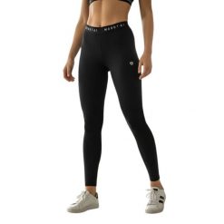 Legginsy treningowe damskie Morotai Premi Soft. Czarne bielizna sportowa damska MOROTAI, bez wzorów, z bawełny. W wyprzedaży za 82.00 zł.