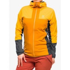Kurtka ocieplana damska Haglofs L.I.M Alpha Hood. Żółte kurtki sportowe damskie Haglöfs, l, bez wzorów, bez ramiączek, bez kaptura, trekkingowe. Za 879.99 zł.