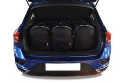 Torby Do Bagażnika Vw T-Roc 2017+ 3Szt Kjust. Czarne torby podróżne damskie KJUST, bez wzorów, z kauczuku. Za 1,020.00 zł.