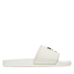 Klapki KARL LAGERFELD. Białe klapki męskie KARL LAGERFELD, bez wzorów, bez zapięcia. Za 279.99 zł.