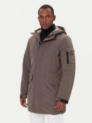 Geox Parka Velletri M5628F T3285 F1432 Brązowy Regular Fit. Brązowe parki męskie Geox, m, bez wzorów, z syntetyku, bez kołnierzyka, bez kaptura. Za 1,579.00 zł.
